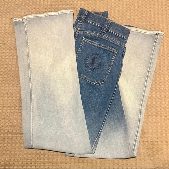 POLO RALPH LAUREN EMBROIDERED POCKET FADE JEAN - Picture 11 of 12